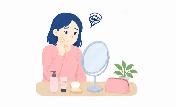 身だしなみに自信がないのイメージ