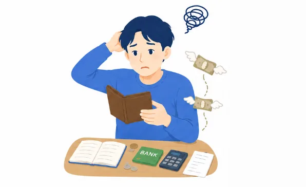 お金の管理が苦手のイメージ