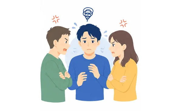 人との距離感がつかめない、揉めやすいのイメージ