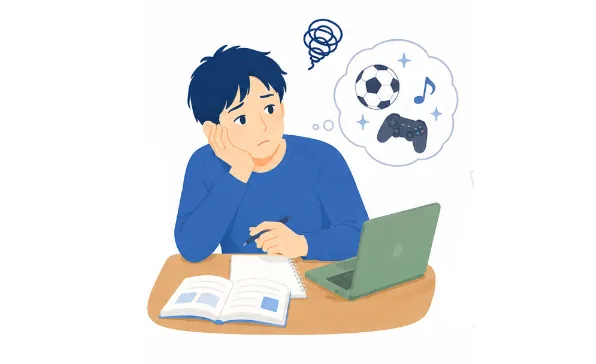興味のない話は頭に入らないのイメージ