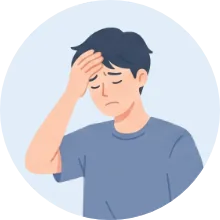 将来の仕事や進路を相談できない悩みのイラスト